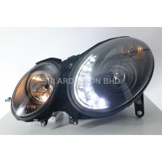 Mercedes E Class W211 Black Projector Headlamp w LED